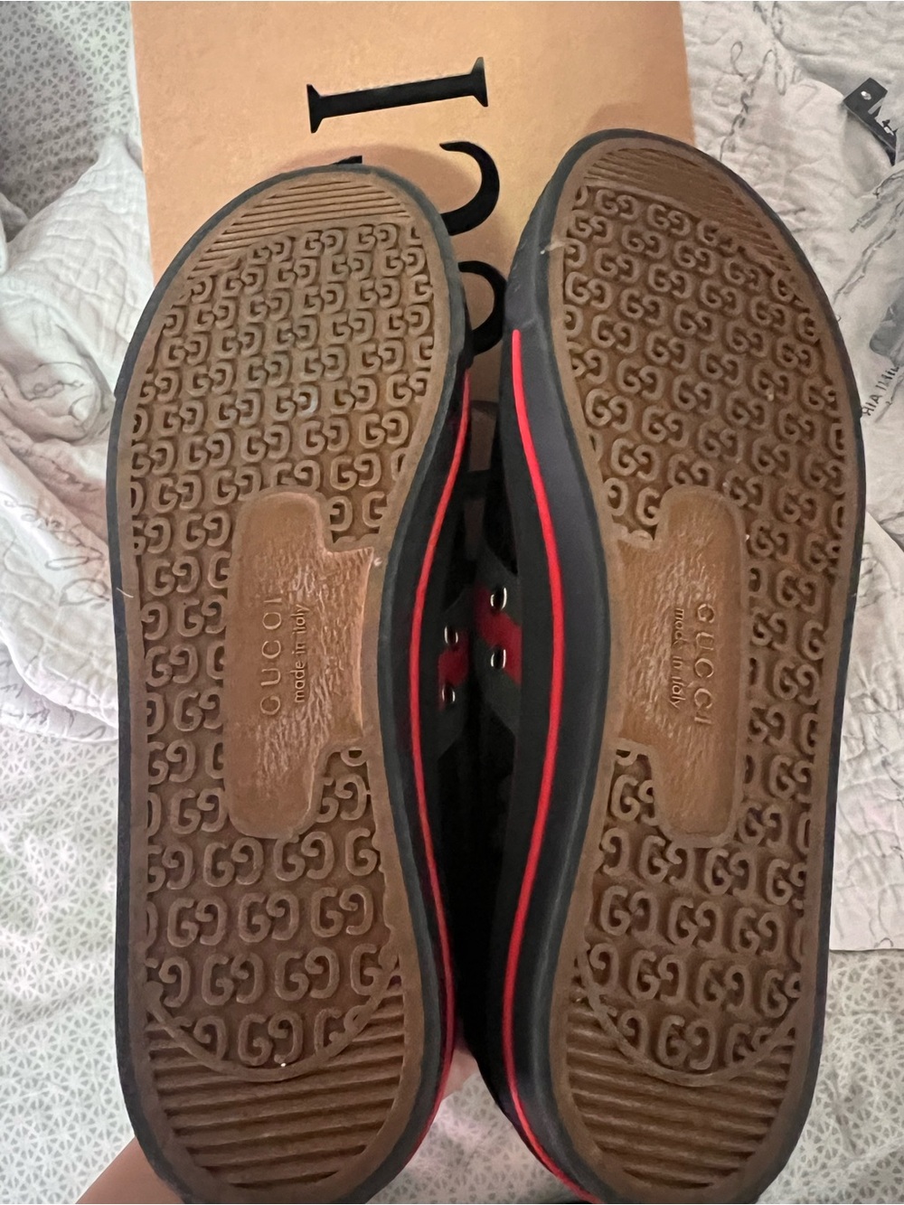 AUTHENTIC GUCCI MENS SNEAKERS OFF THE GRID TENNIS 1977 LOGO
WEB ECONYL SHOES - Picture 7 of 9